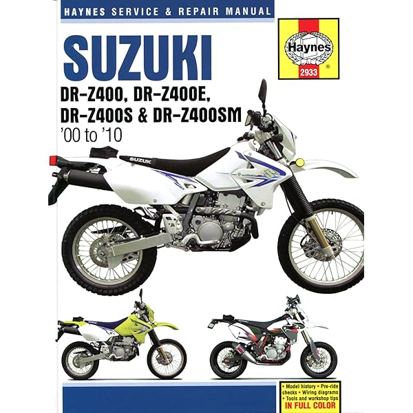 Suzuki DR-Z400/DR-Z400E/DR-Z400S & DR-Z400SM 2000-2010 Repair